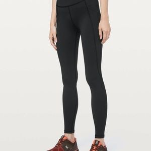 Lululemon Time to Sweat Legging 28" size 8 in black barely worn